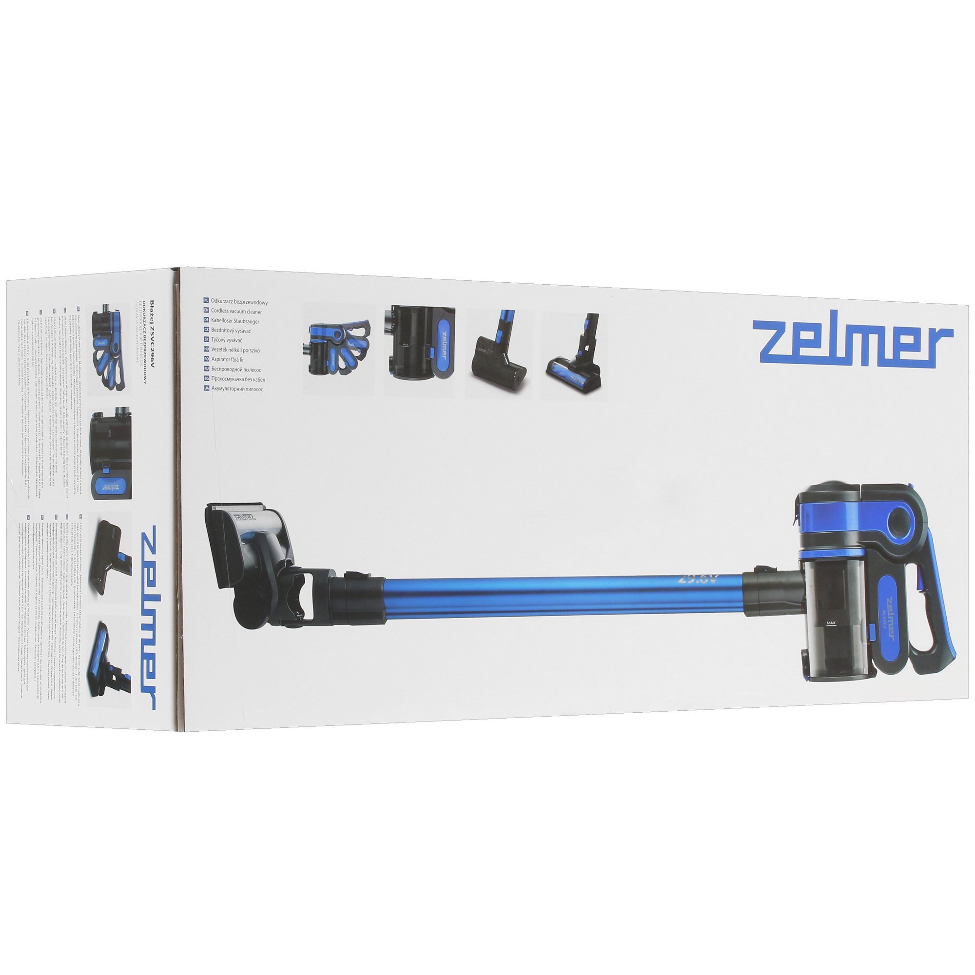 8196415 Пылесос вертикальный   Zelmer Blazej ZSVC296V  синий STDN-0070918 - Вид №10