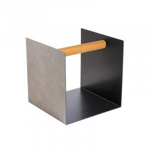 981016 Hippo anthracite-grey журнальный столик куб 40х40х40см;LIND DNA