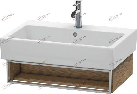 VE600505252 Тумбочка подвесная Vero #VE6005 650 x 431 мм Европейский дуб, декор Duravit