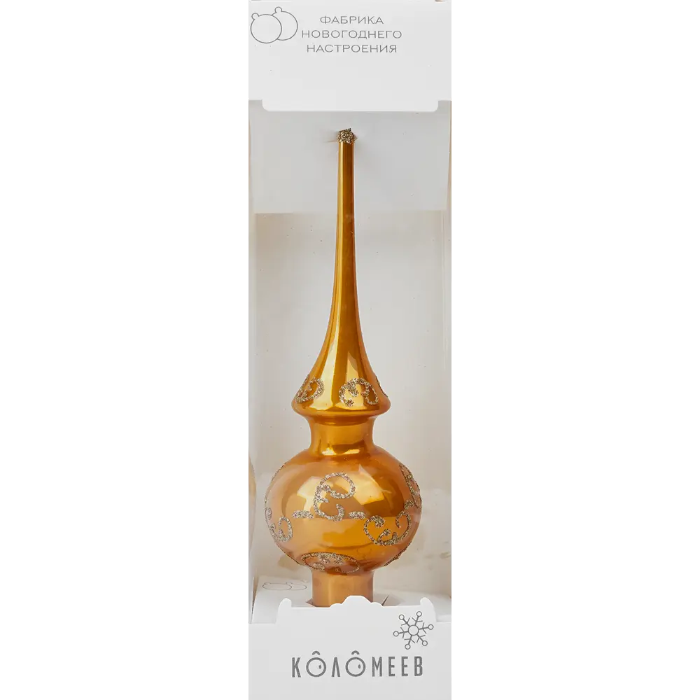 Верхушка на елку Замысловатая h27 см золотой Santreyd STLM-2010639 - Вид №2