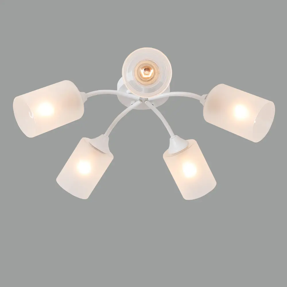 Люстра потолочная «Arido» 23700-5 5 ламп 15 м² цвет белый SCHAFFNER STLM-2044961 - Вид №1