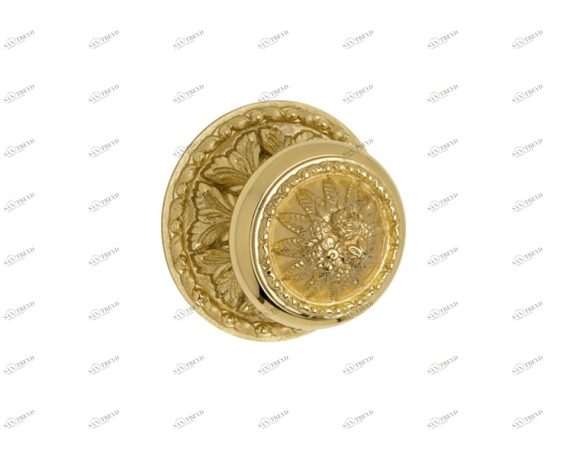 0C0594.595.34 Фиксированная ручка центральной двери Сатинированная латунь и черный патин Mestre 