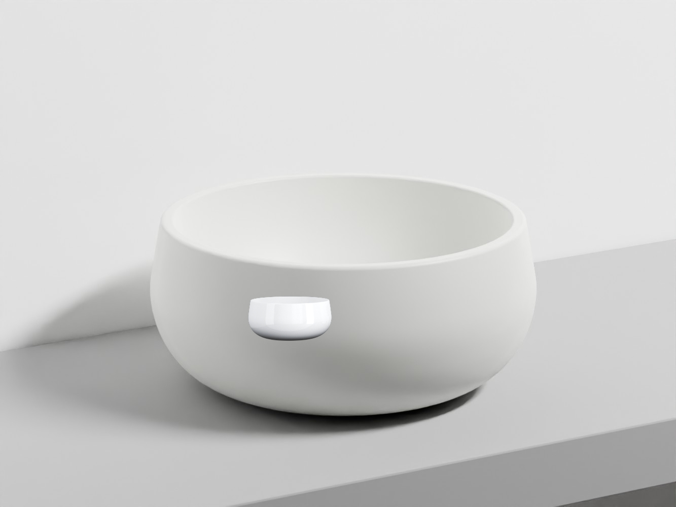 BATO-BL Накладная чаша Tino h19 cielo Le Bacinelle Ceramica Cielo