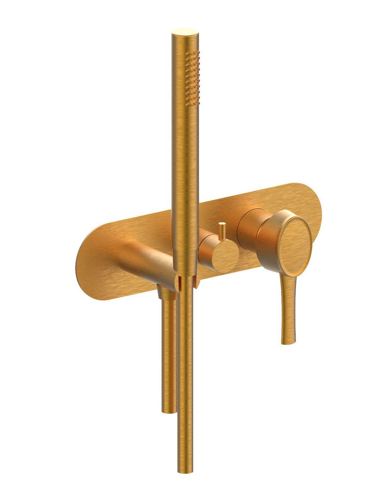 Встраиваемый смеситель для душа с 3 отверстиями и переключателем Rubinetterie Frattini отдельная эстетика ARCH-00147351 - Вид №6