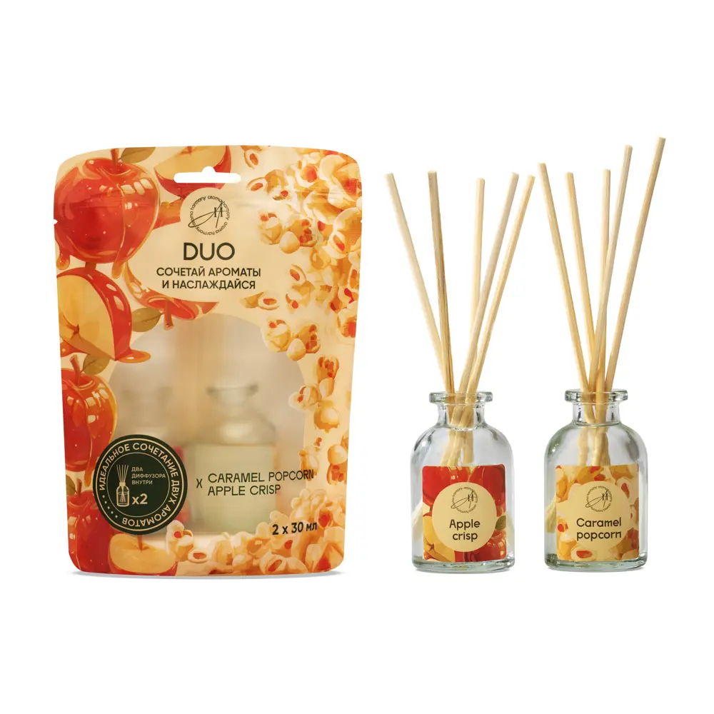 AROMA HARMONY Диффузор с ароматом карамельного яблока 60 мл 89408977 STLM-1567625