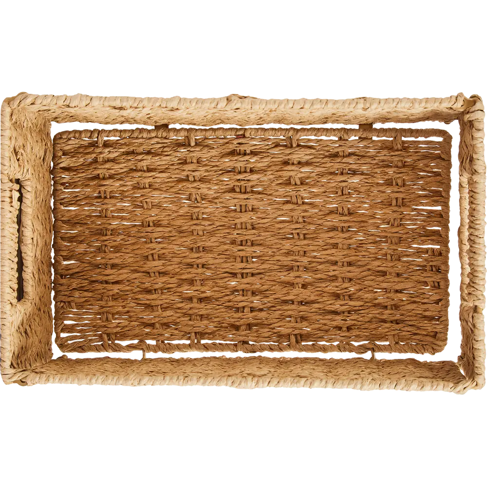 SPACEO Корзина для хранения из бумажных нитей 18×15×30 см бежевая 89344348 Kub STLM-1368150 - Вид №1