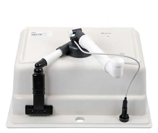 525156 Кухонная мойка Blanco Etagon 6 Ceramic PuraPlus глянцевый белый  Blanco Etagon Белый - Вид №5