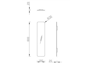 Настенное зеркало для ванной комнаты
