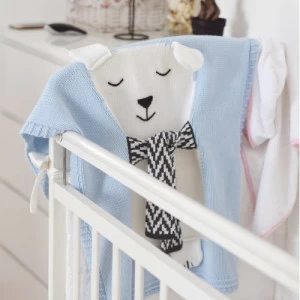 Плед голубой Мишка большой APERO ДИЗАЙНЕРСКИЕ, ЖИВОТНЫЕ 010297 Голубой