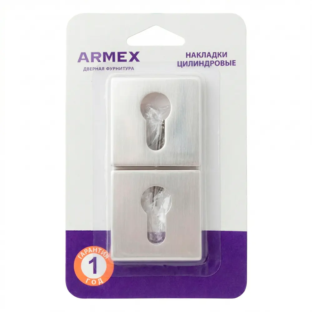 Накладка на замочную скважину Armex DP-C-30-P 52x52 мм цвет никель STLM-2191511 - Вид №2