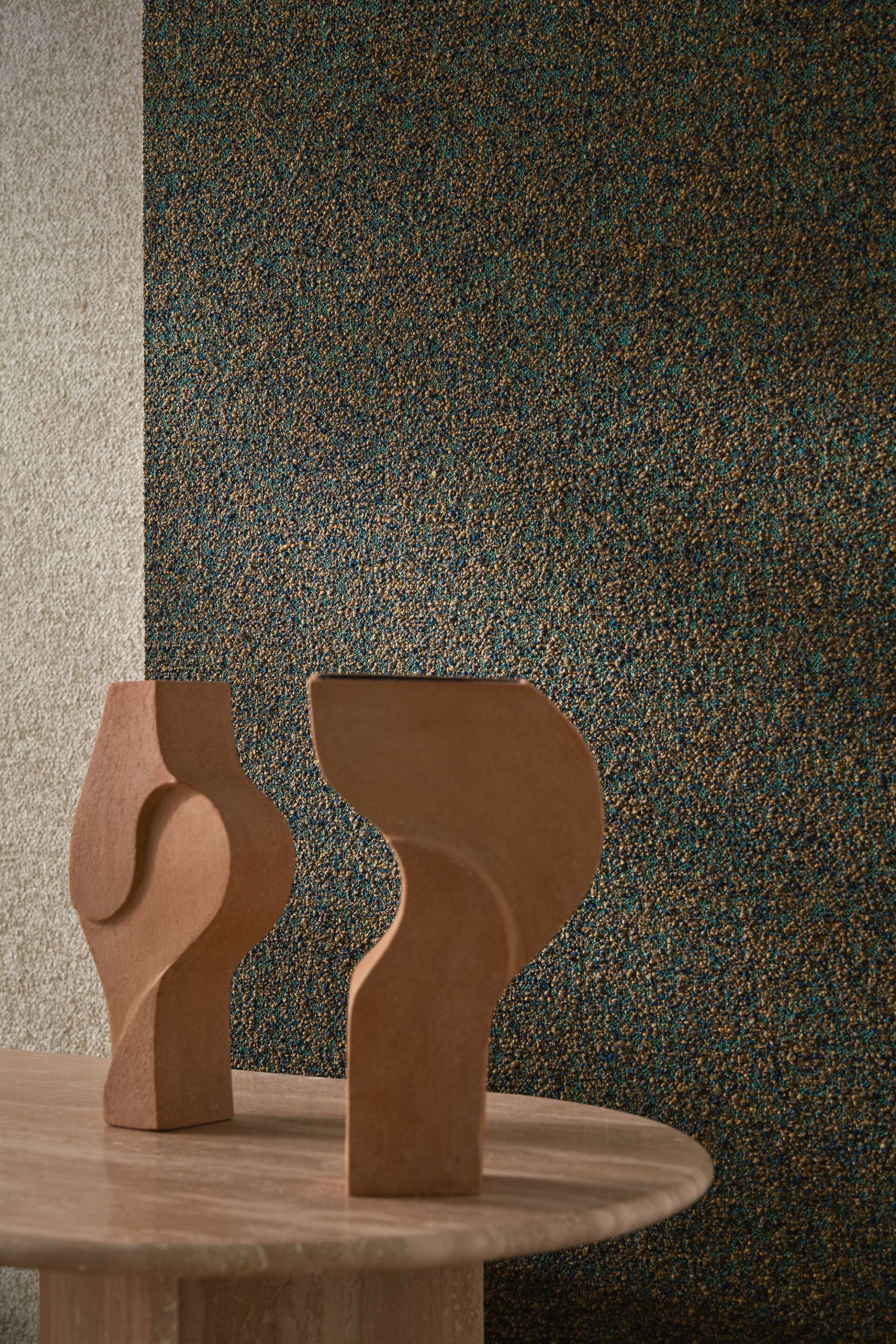 Однотонная настенная ткань bouclè Casamance Etreinte ARCH-00118856 - Вид №11