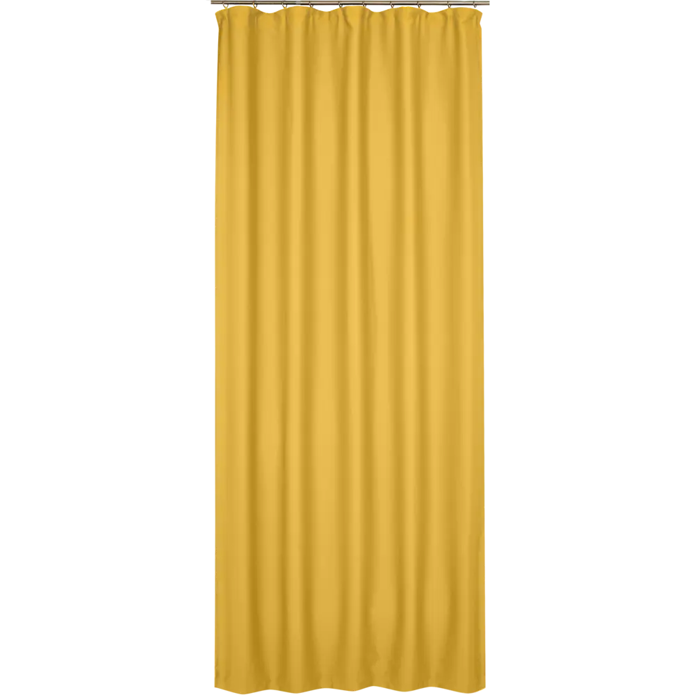 Штора на ленте блэкаут Ален 140x270 см цвет желтый ТОРГОВЫЙ ДОМ ТЕКСТИЛЬ STLM-2114290 - Вид №1