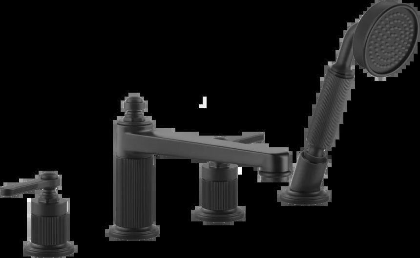 Смеситель для ванны 65045 299 Gessi Venti20 МАТОВО-ЧЕРНЫЙ