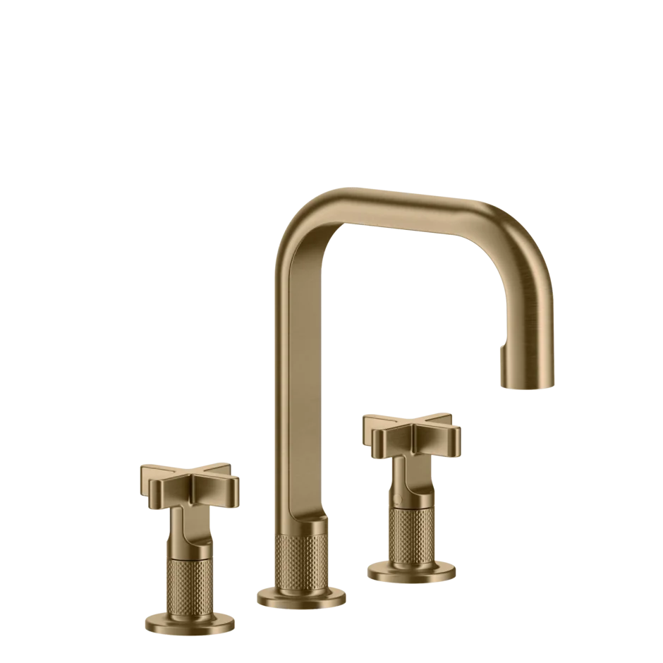 Группа умывальников 58114 726 Gessi Inciso ТЕПЛАЯ БРОНЗА BR. PVD 58114726