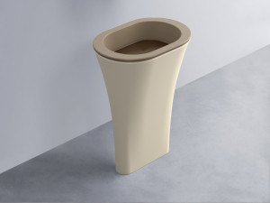 AMLA65-AN+AMPILO-CA+AMCOLO-LN Раковина Amedeo Ovale отдельностоящая cielo Enjoy + Amedeo