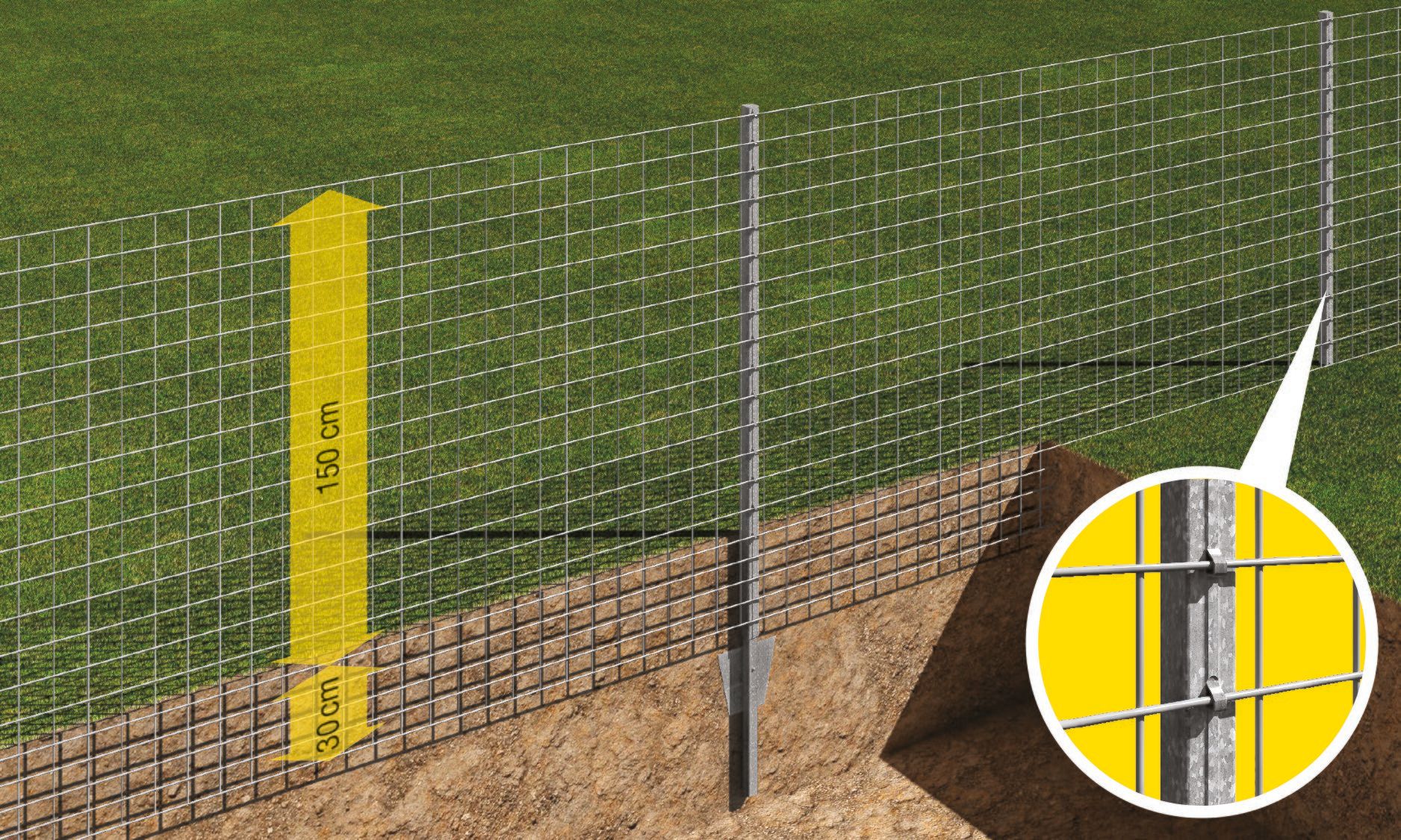 Оцинкованный стальной забор Gruppo CAVATORTA D-Fence System ARCH-00045134 - Вид №2