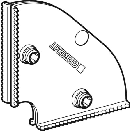 461.089.00.1 Угловое ребро жесткости Geberit GIS Geberit  - Вид №1