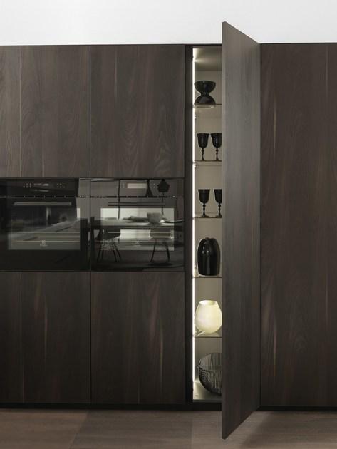 Floritelli Cucine Модульная кухня из ламината с полуостровом Seta sun-id-1354214 - Вид №9