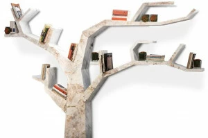 SAGEVAN MARMI Настенный книжный шкаф из скульптурного мрамора Marble experience