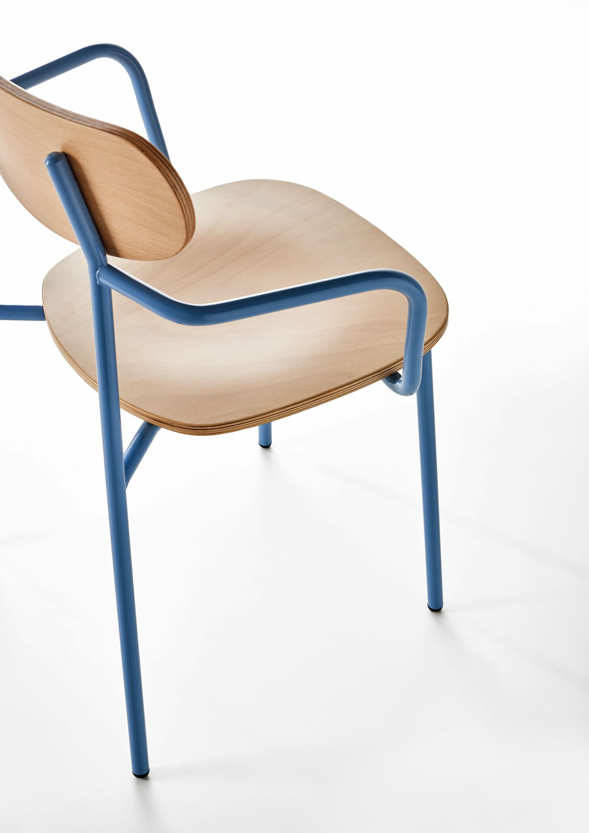 Высокий деревянный табурет с подставкой для ног Sedex Coral ARCH-00009426 - Вид №1