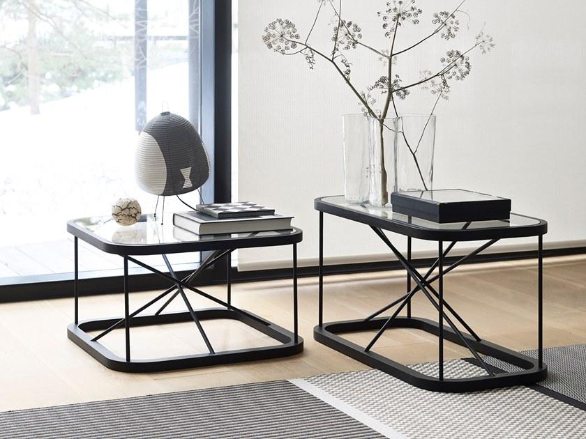 Woodnotes Квадратный журнальный столик из дерева и стекла sun-id-1349052 - Вид №4