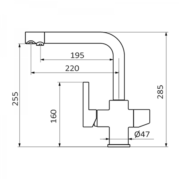 51831512 BASIC/PREMIUM Завод очиститель Раковина Смеситель Черный GRB MIXERS  - Вид №1