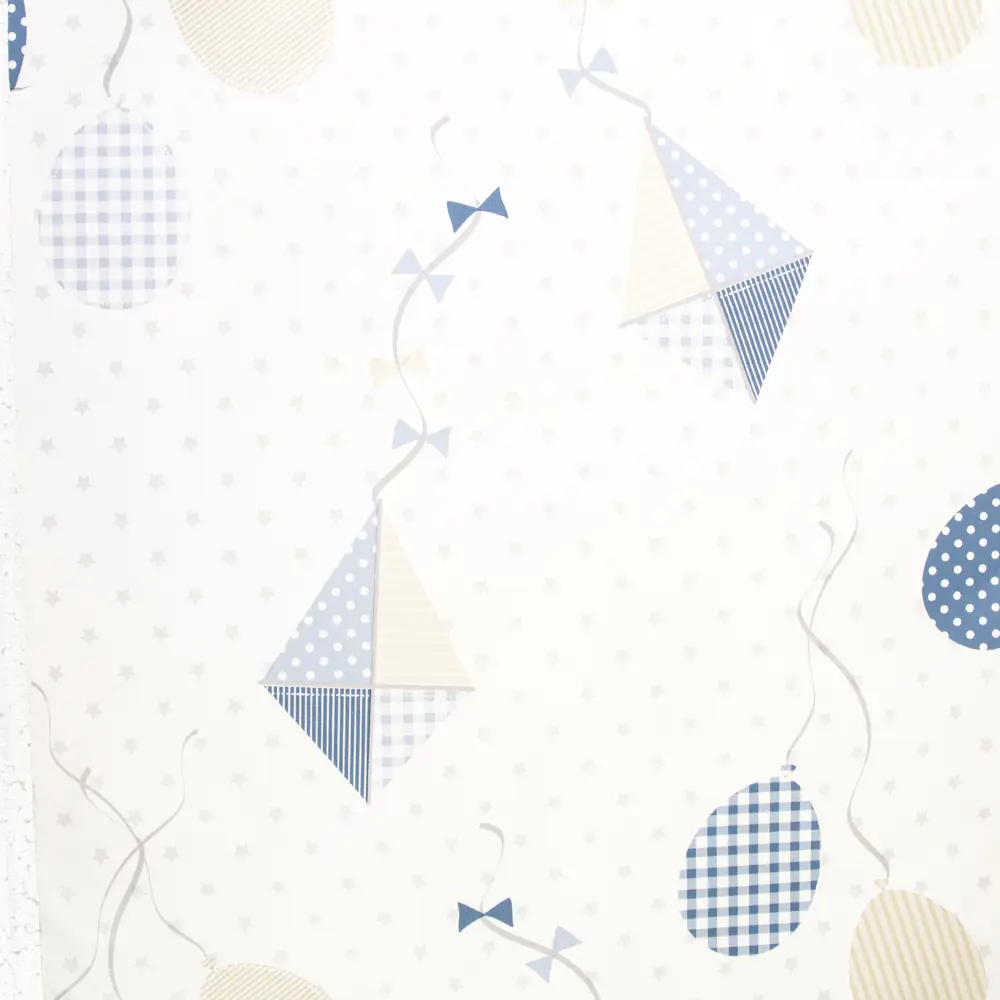 Обои дуплекс, 0.53х10 м, шары, цвет голубой, ER 7335-43 Erismann STLM-2032402