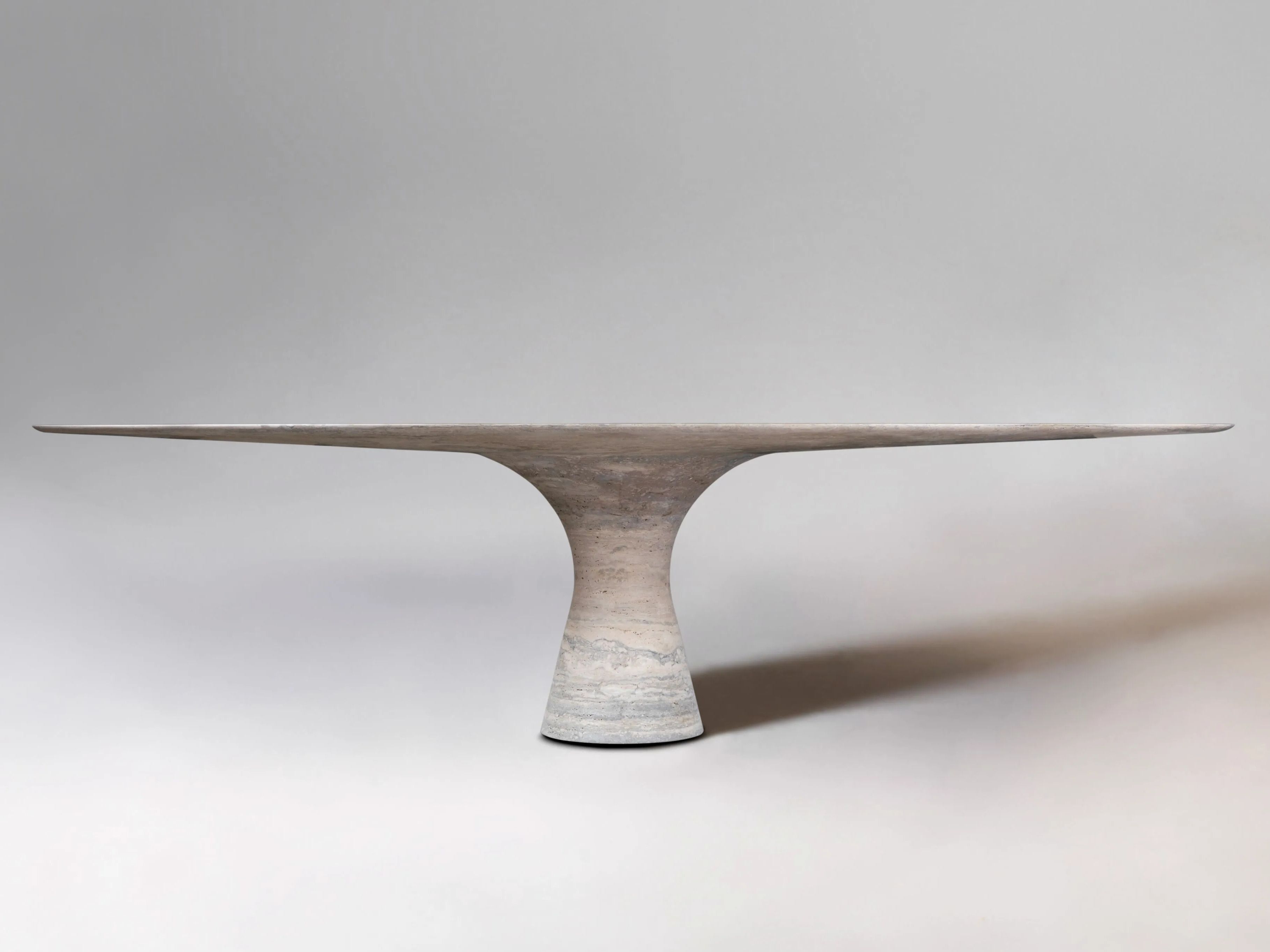 Овальный обеденный стол из натурального камня Alinea Design Objects Angelo M ARCH-00042450 - Вид №1