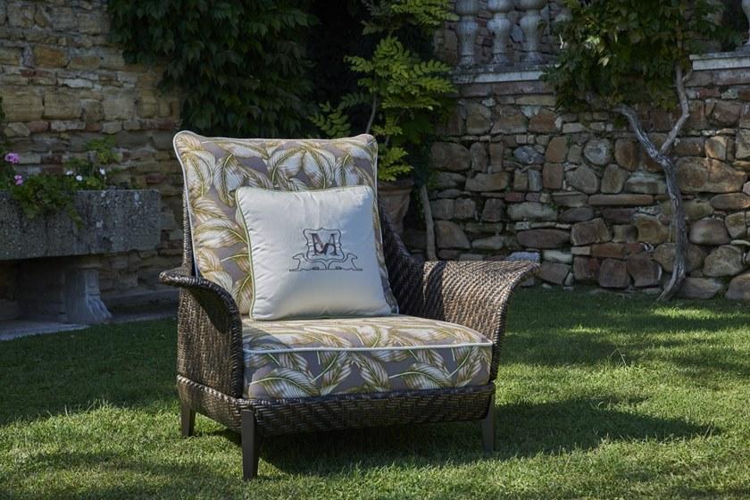 Samuele Mazza Outdoor Садовое кресло из ткани с подлокотниками Aralia sun-id-1438251 - Вид №2