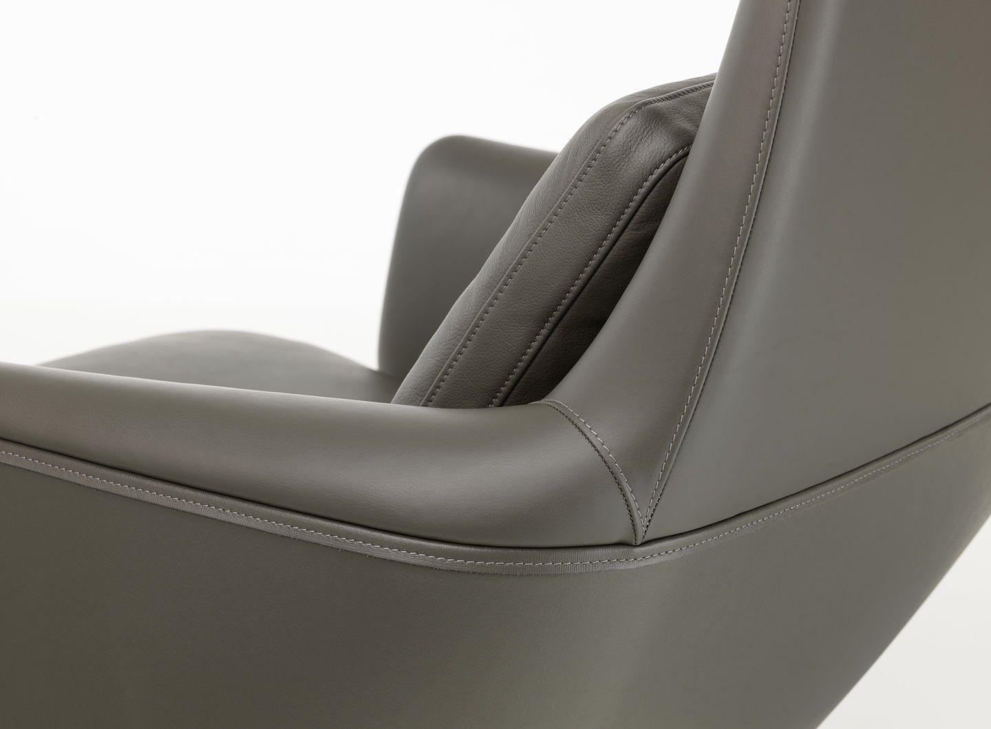 Кожаный спиц кресло с подголовником VITRA Grand Relax ARCH-00138583 - Вид №18