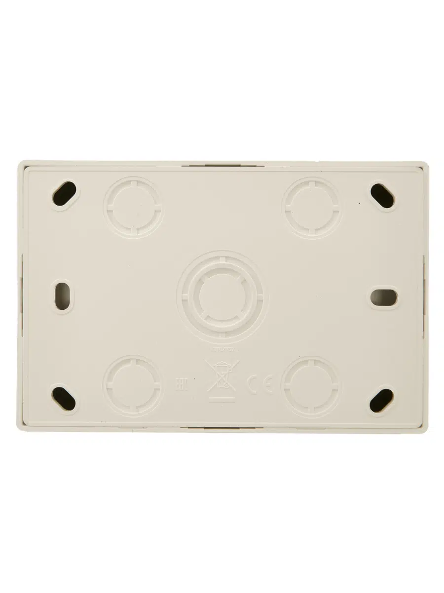 LETO Розетка двойная с/з закрытый корпус ПБТ крем LEZARD 752-0300-127B - Вид №2