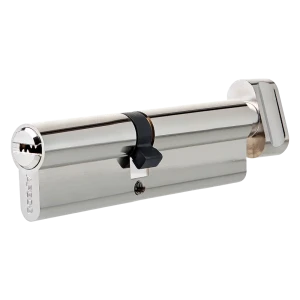 Цилиндр Apecs SM-110(50/60C)-C-NI, 50x60 мм, ключ/вертушка, цвет никель 82379248 STLM-2180123