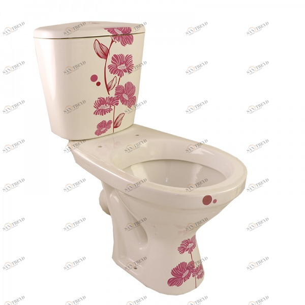 1030123 Компакт унитаз с бачком Белый Лобненский Стройфарфор  Россия 