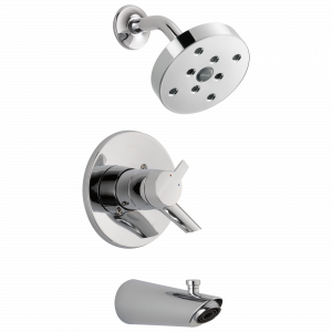 T17461-SS Monitor® 17 Series H2Okinetic® для ванны и душа Delta Faucet Compel Нержавеющая сталь