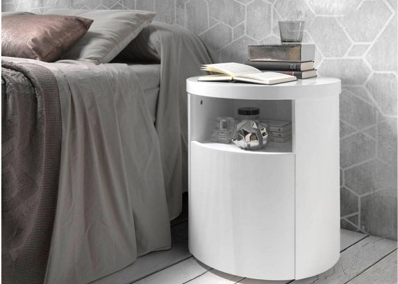 Прикроватная тумбочка дизайнерская орех Style от Angel Cerda ANGEL CERDA  148644 Коричневый  - Вид №4