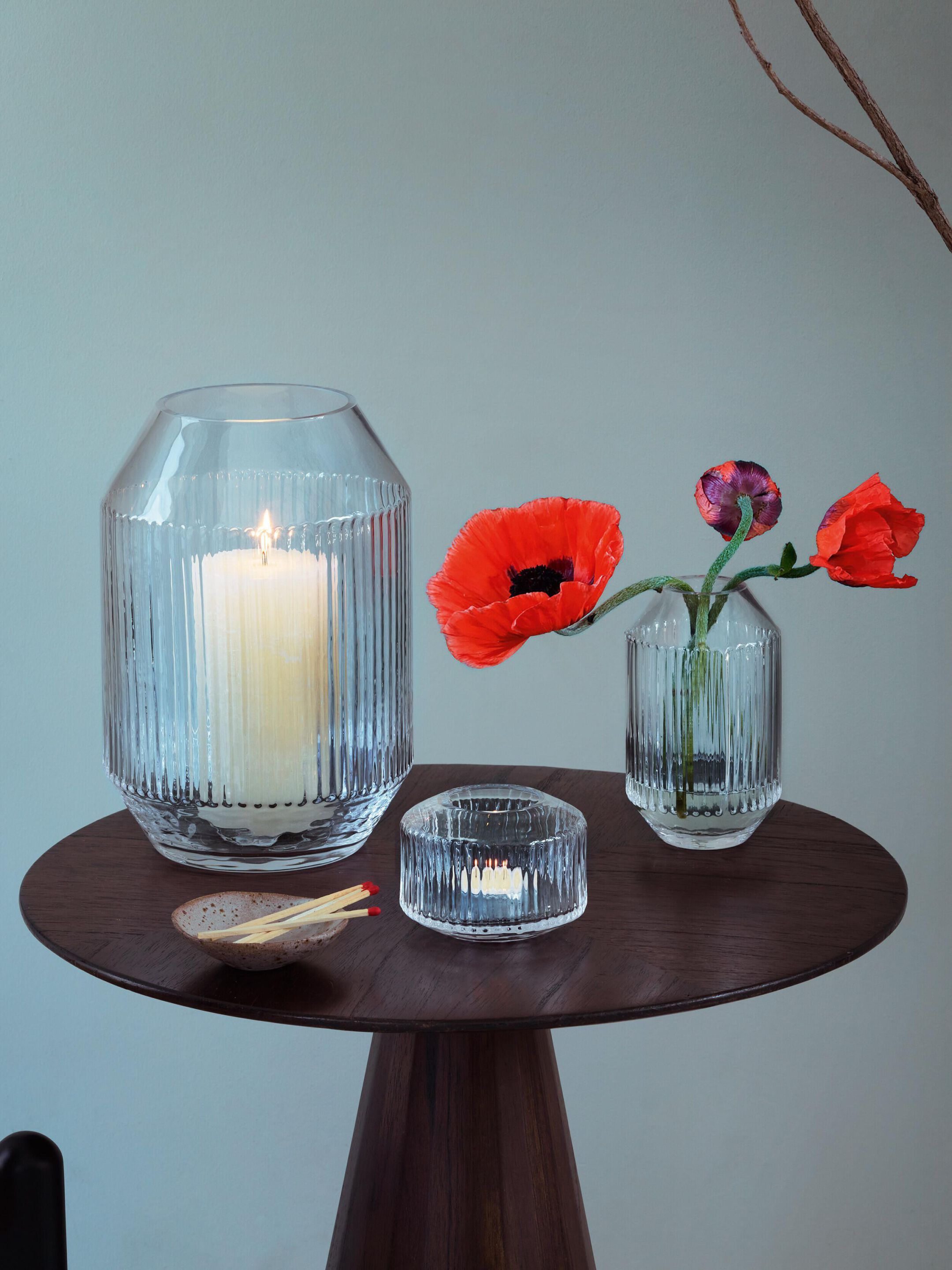 Выдувная стеклянная ваза-H15cm LSA Rotunda ARCH-00132715 - Вид №2