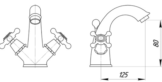 Смеситель MIGLIORE Beatrice ML.BTC-134.СR для раковины - хром ML.BTC-134.CR - Вид №3