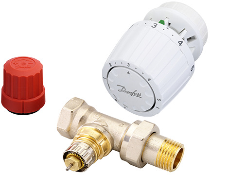 Danfoss Комплект RTR-N/RTR 7090 для двухтрубной системы отопления RTR-N 20 прям. и RTR7090 комплект 013G2176  - Вид №1