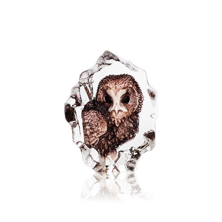 88177 Скульптура "Сова" (миниатюра), коричневая, 45/60 мм. Maleras 