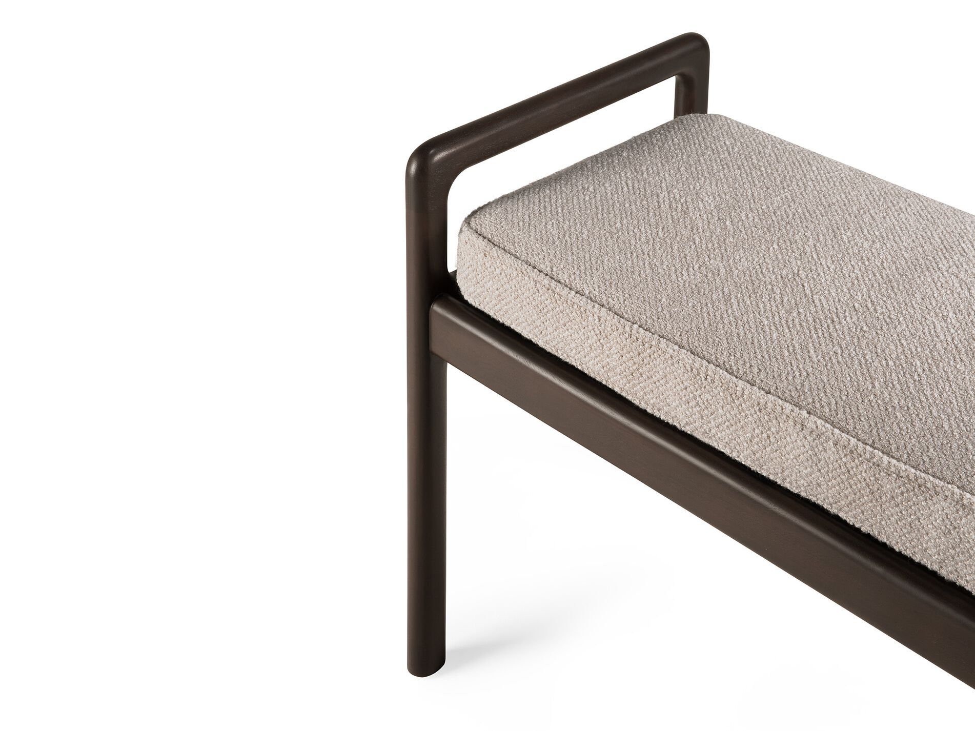 Скамейка из красного дерева и ткани Ethnicraft Джек ARCH-00132631 - Вид №2