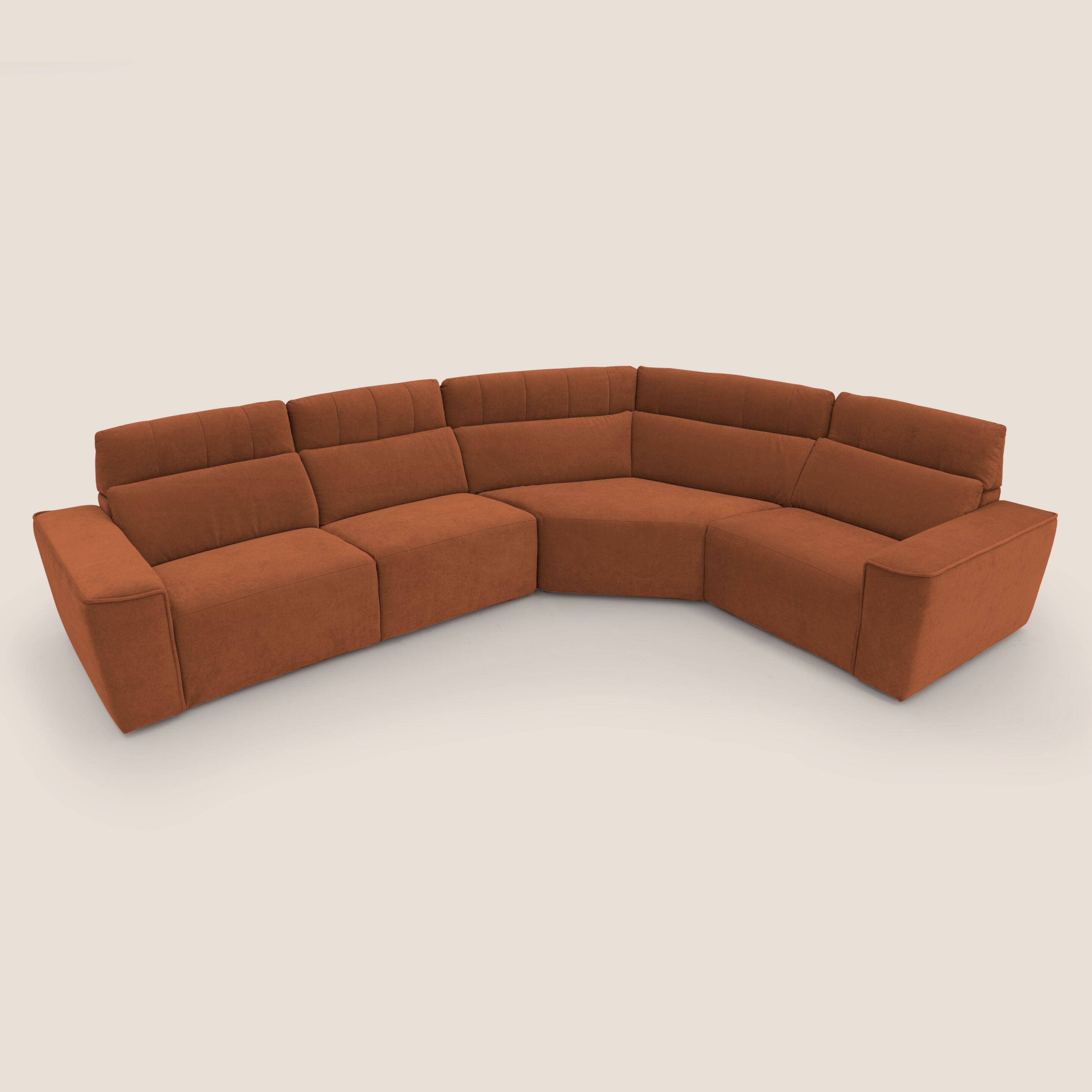 Угловой диван с откидной спинкой из ткани Divani.Store Clark ARCH-00090714 - Вид №117