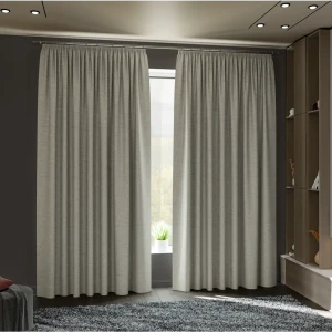 Комплект штор блэкаут Miamoza Nola 150x250 см серо-бежевый 89420791