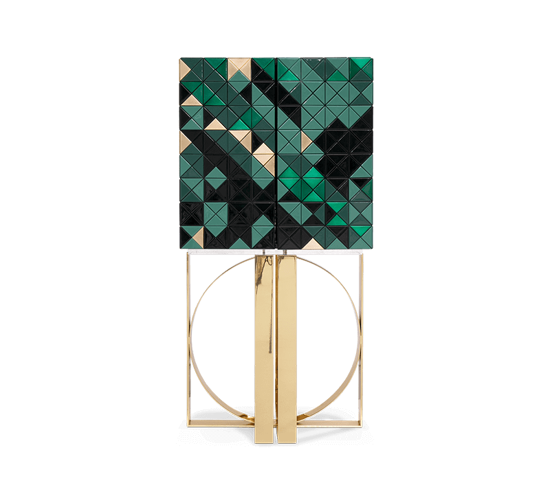 0-328 Пиксельный зеленый шкаф Boca Do Lobo  - Вид №10