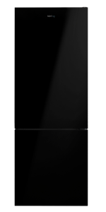 5343187 Холодильник с морозильником   Korting KNFC 71928 GN черный