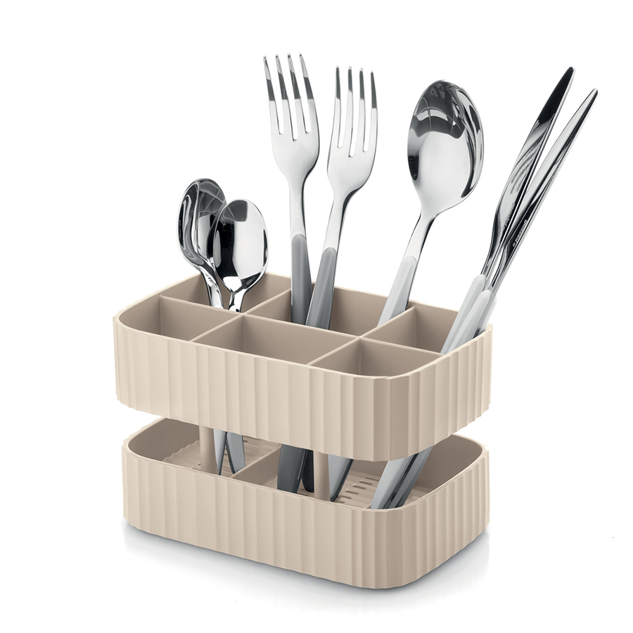 17820079 Сушилка для столовых приборов drain&safe бежевый Guzzini  - Вид №1