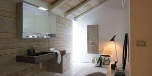 F048 Напольная раковина стоящая прямоугольная Arbi