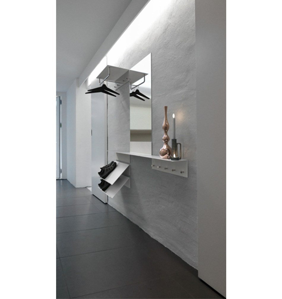 FROST Вешалка для верхней одежды UNU 600 » белая / полированная Алюминий / нержавеющая сталь Белый / полированный U4003-W  - Вид №9