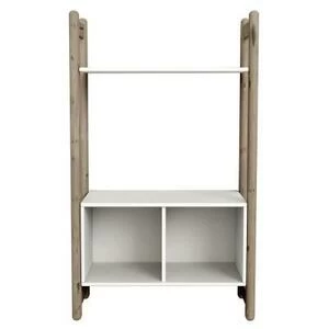 Гарнитур Midi A, 1 полка и 1 книжный шкаф, коричневый