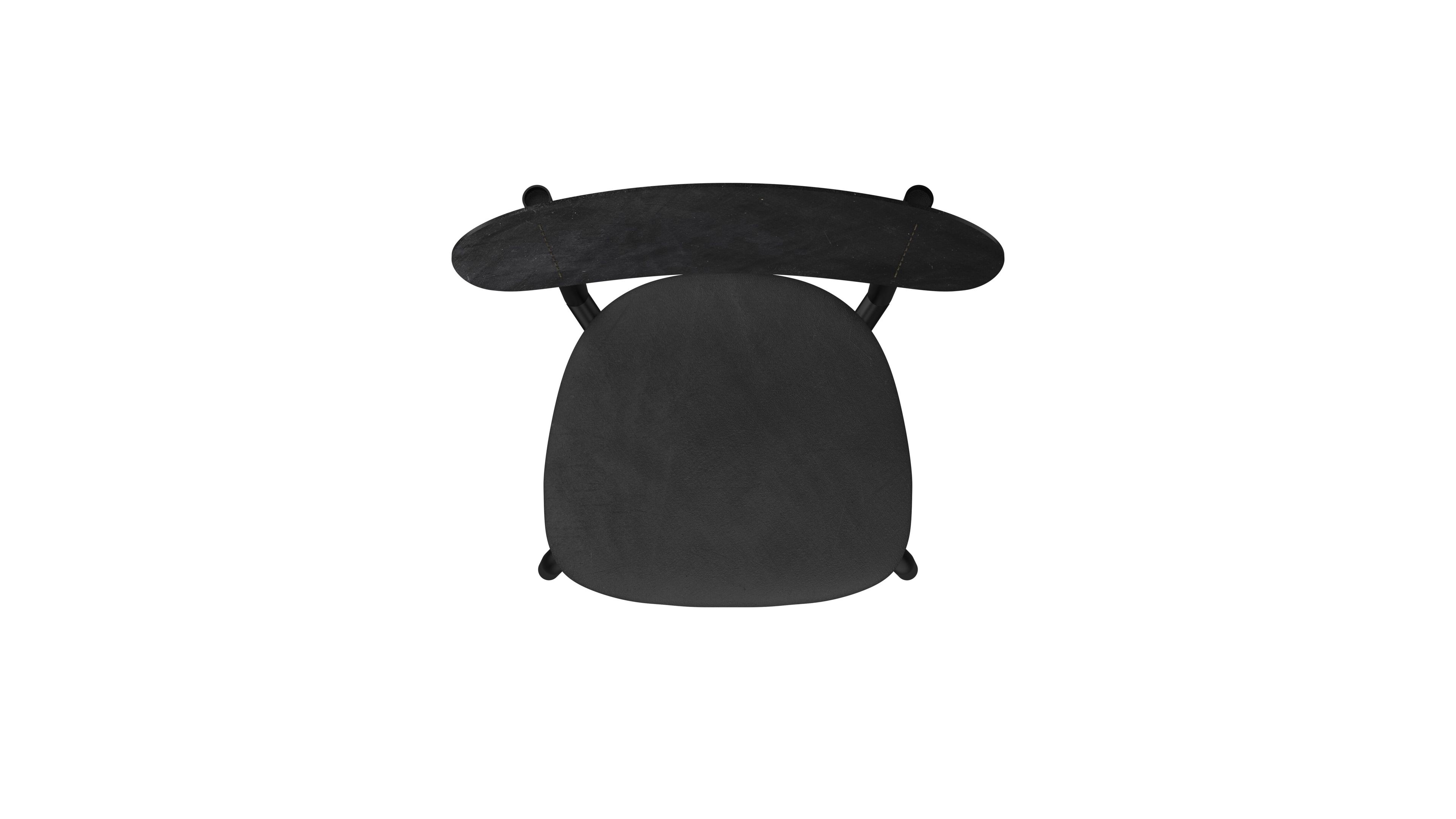 Кожаный и деревянный стул FUNCTIONALS EMIL ROSI ARCH-00147461 - Вид №18