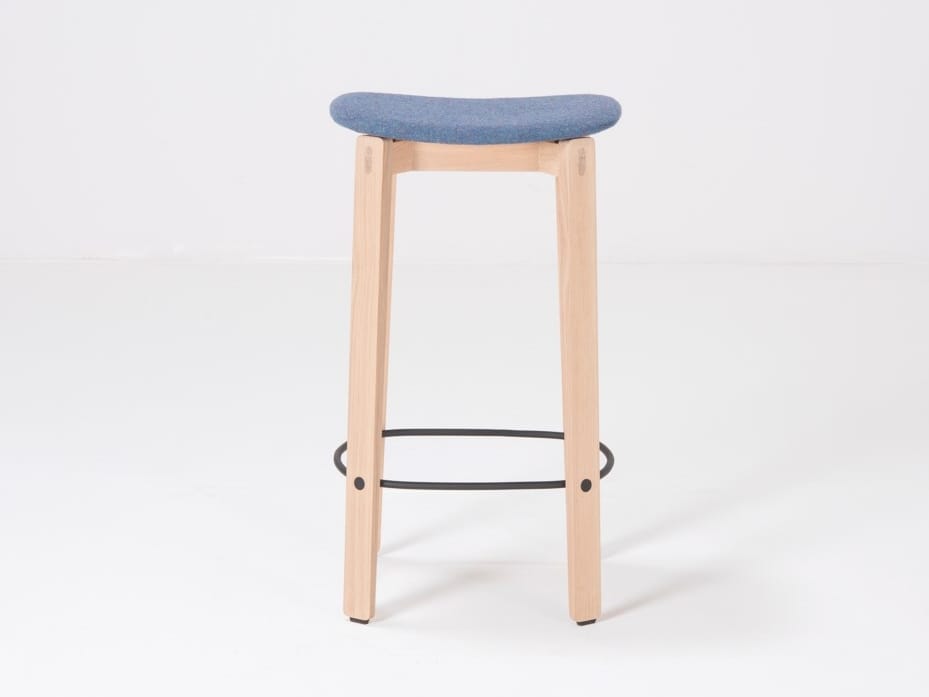 Тканевый барный стул с подставкой для ног Gazzda ARCH-00120216 - Вид №3